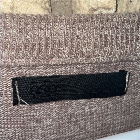 Asos Pullover Cardigan Sweater Soft Comfy Size Large - Picture 7 of 10